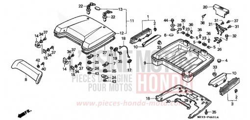 KOFFERRAUMBEHAELTER (G) GL1500SEP de 1993